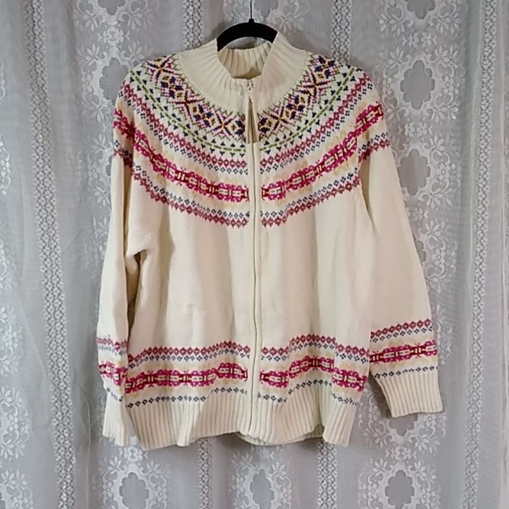 VTG  SHAVER LAKE KINT WOMEN'S SWEATER SIZE APPROXIMATELY 2XX NO TAG